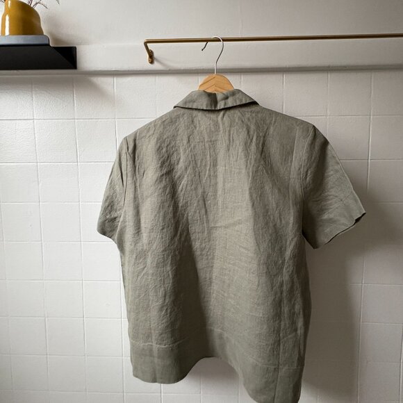 Everlane Linen Collared Shirt – Women’s Small (NWT) - Picture 2 of 4